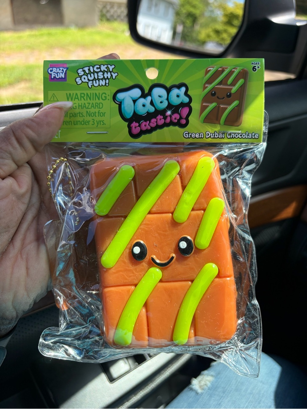 Ta Ba Tastic Orange Squishy Toy with Lime Drizzle